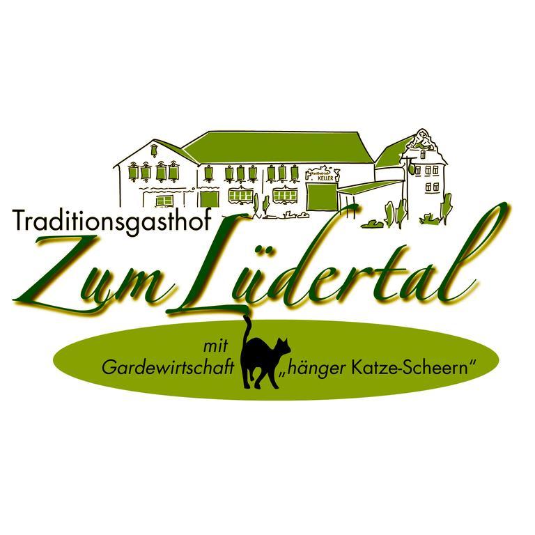 Traditionsgasthof Zum Luedertal Bimbach Buitenkant foto