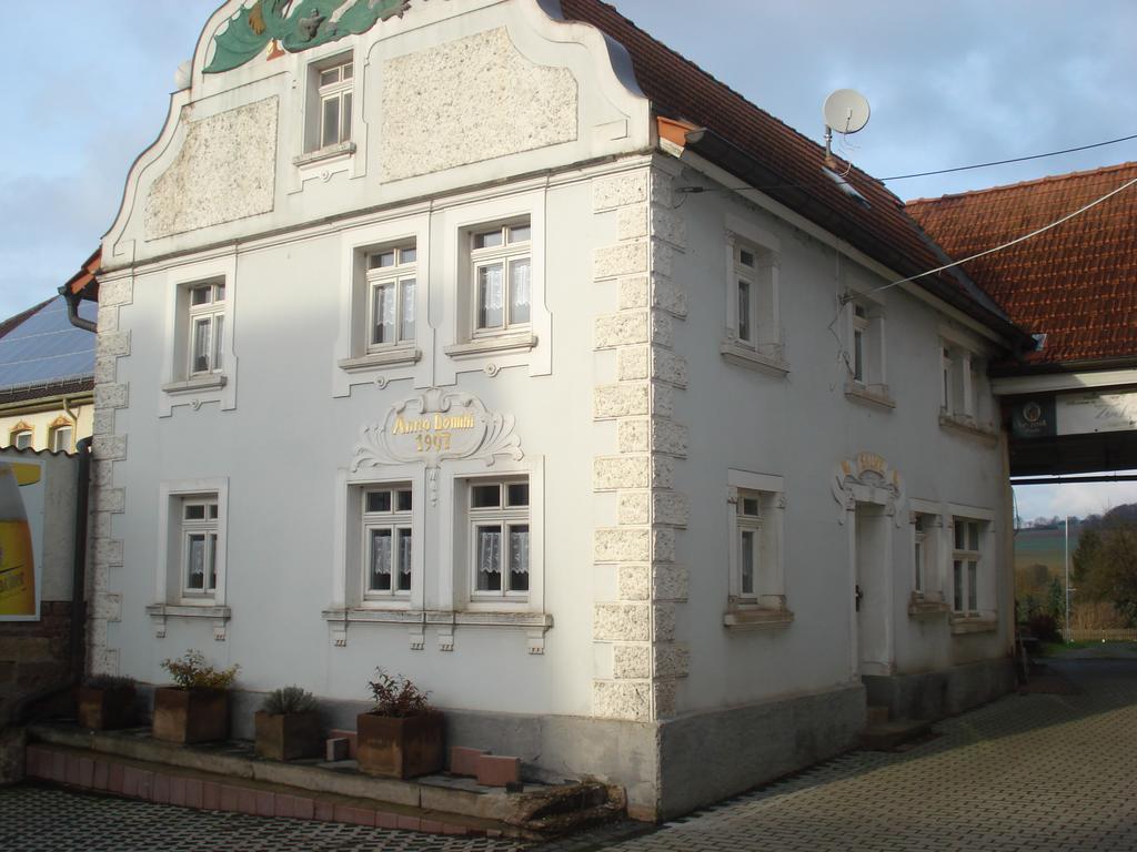 Traditionsgasthof Zum Luedertal Bimbach Buitenkant foto